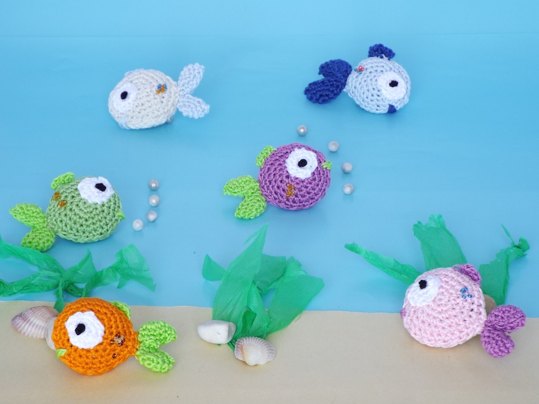 Pesciolini Amigurumi Bomboniere In Fondo Al Mare Alluncinetto It